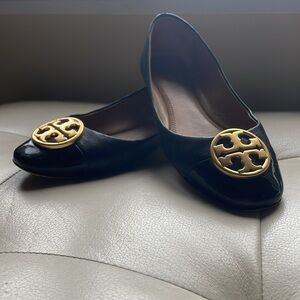Tory Burch black flats in size 5